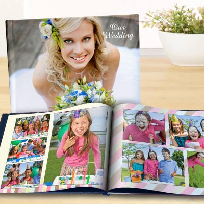 Tell your story with photos in a custom photo book and personalized album for your collection