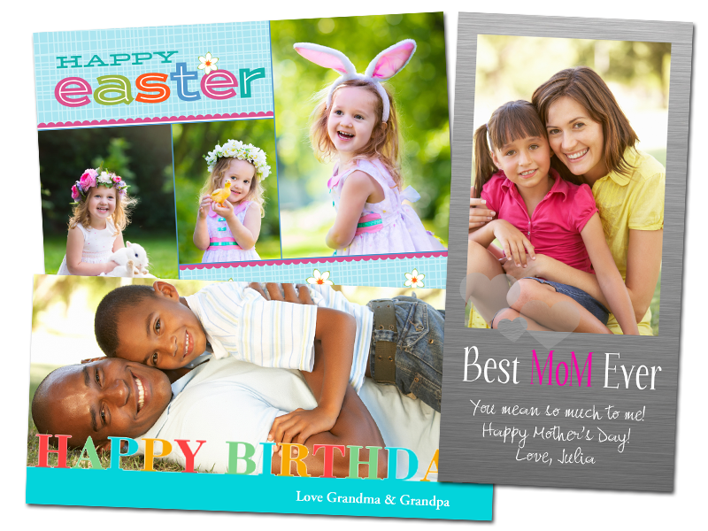 Create custom greeting cards for any occasion or holiday