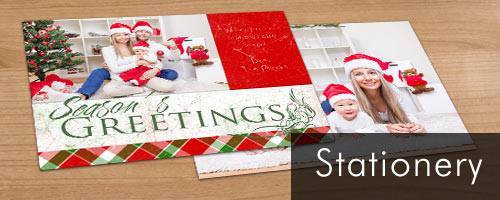 Design your own double sided card stock cards with your favorite photo and text for any occasion.
