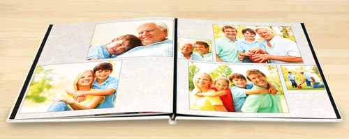 Create a high quality beautiful photo book with pages that lay flat when viewing.