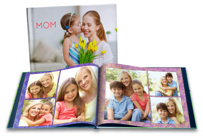 Design your own personalized photo book with custom photo cover and text