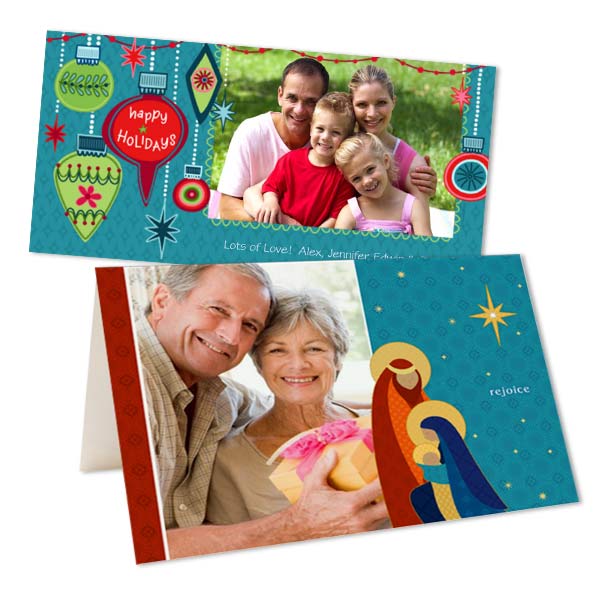 Add your own unique style to your holiday cards this year by incorporating your favorite photos.