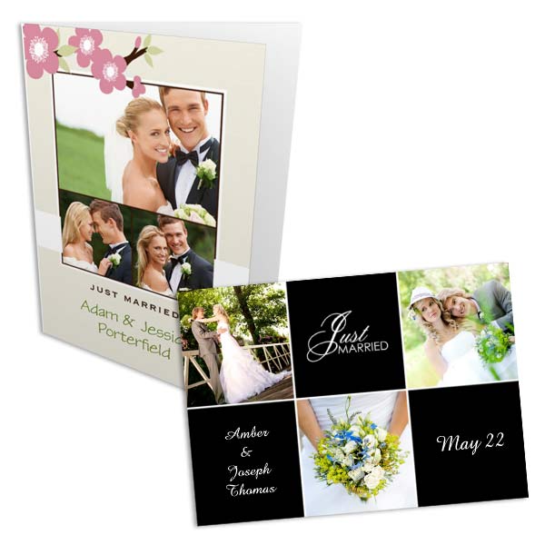 Choose from several styles and make the perfect Wedding cards that compliment your special day in style.