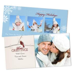 Customize your own Winter greeting using your own photo and variety of fun templates.