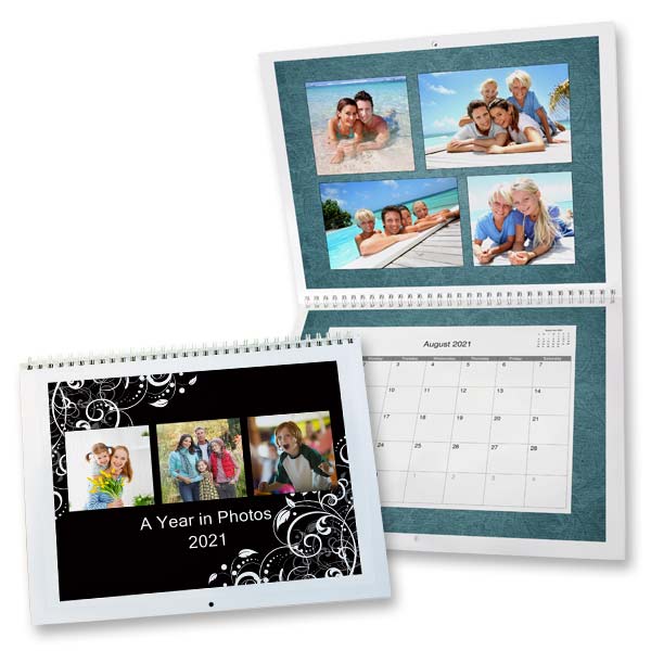 8 5x11 Photo Calendar Custom 2022 Wall Calendar 2022 Calendar Winkflash