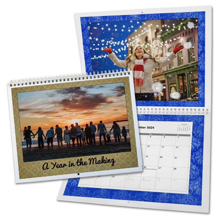 Celebrate 2024 with a custom calendar featuring your favorite photos from throughout the year