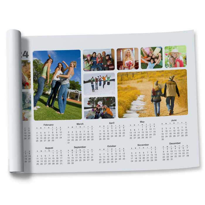 Our fully customized poster wall calendar is perfect for brightening your home or office decor.