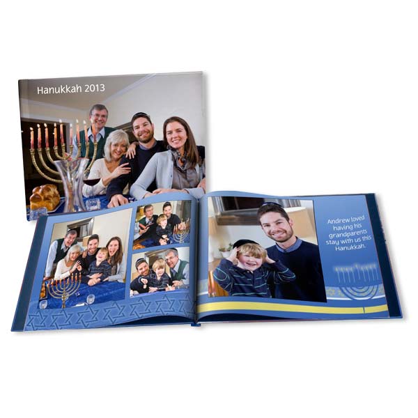 Celebrate your best Chanukkah moments and create your own fully customized photo book.