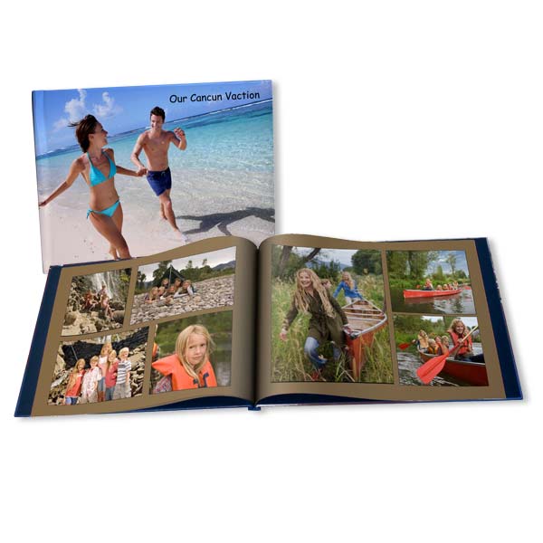 Display your favorite vacation memories together with our fully customized vacation books.