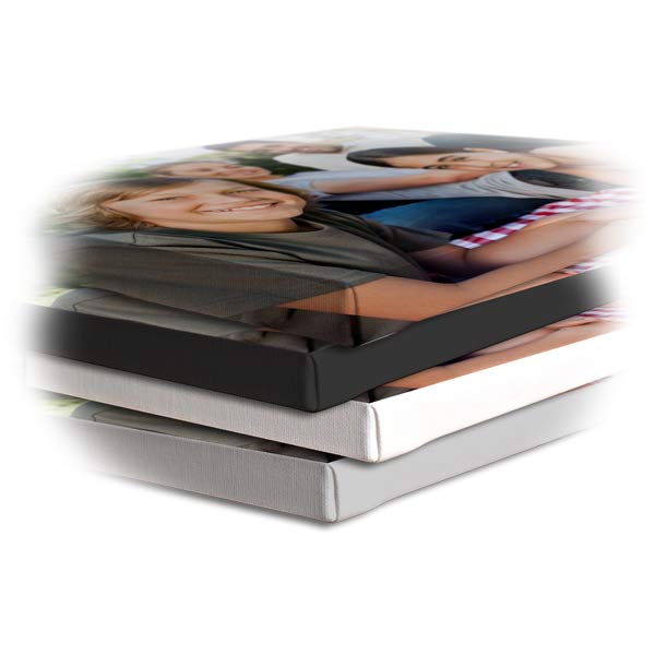 Gallery wrapped edges add an elegant flair to any custom canvas photo print.