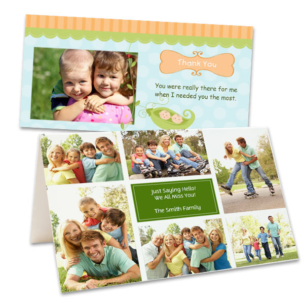 Upload a photo and create a customized card perfect for any occasion.