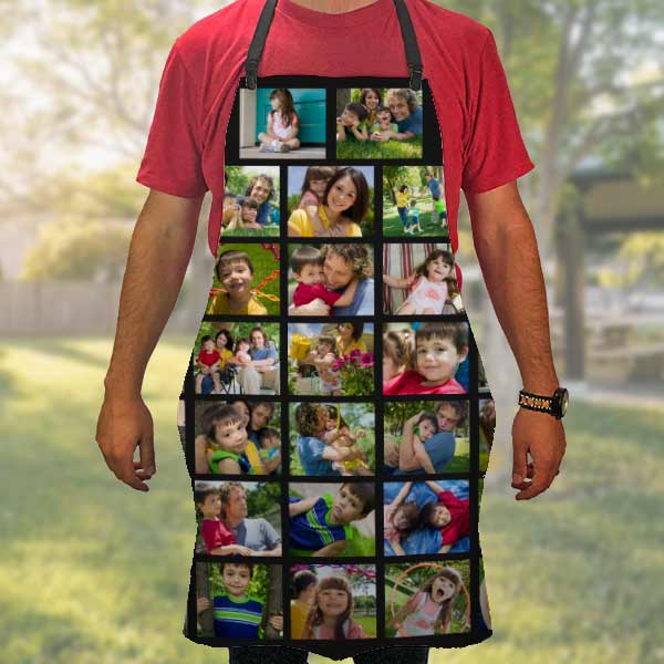 Create your own photo apron with Winkflash, add your favorite picture