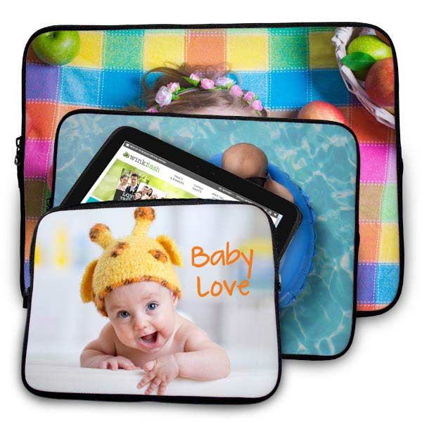Turn your favorite picture into a cute laptop sleeve to protect your tech