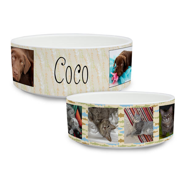 Design the perfect pet accessory by creating your own photo pet bowl for your furry friends.
