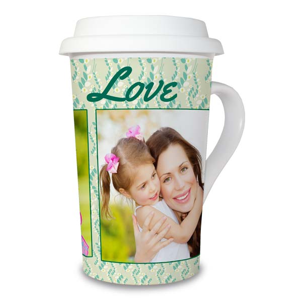 Add a personalized touch to your morning routine with our custom photo latte mug.