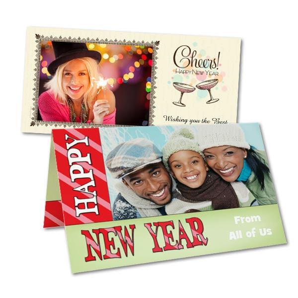 Select an elegant template and create a festive New Year's invitation or greeting card.