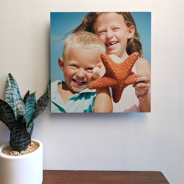 Fill your space with photo tiles beautiful and easy to hang photo wall art
