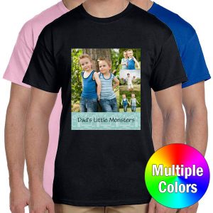 Custom Photo T-shirts available in many different colors