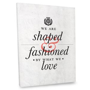 Add a touch of love to your home's interior with our inspiration quote canvas wall art.
