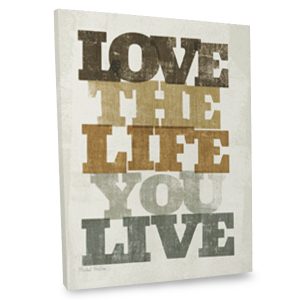 Liven up your decor with our canvas quote printed in the highest quality.