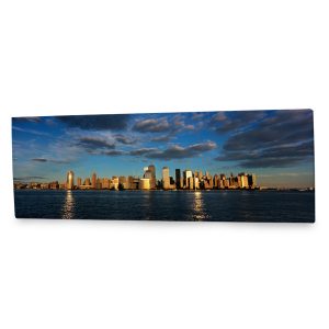 Perfect for any focal wall, our panoramic city skyline canvas is sure to add a unique flair to your decor.