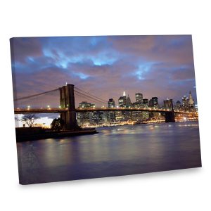 Our Brooklyn Bridge canvas print is available in multiple sizes to spice up any room in your home.
