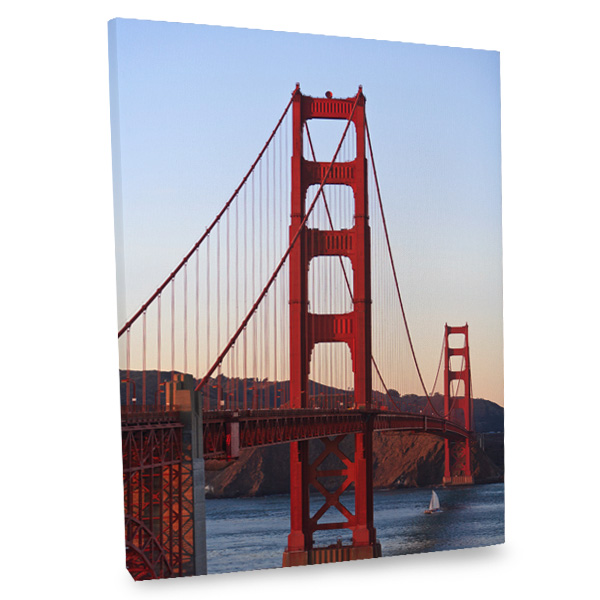 Add the iconic elegance of the Golden Gate Bridge with our stunning art canvas print.