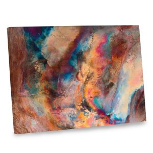 Make a statement with our abstract canvas photo print with wrapped edges.