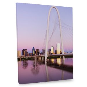 Our Dallas bridge canvas print will certainly add a unique flair to your room's decor.