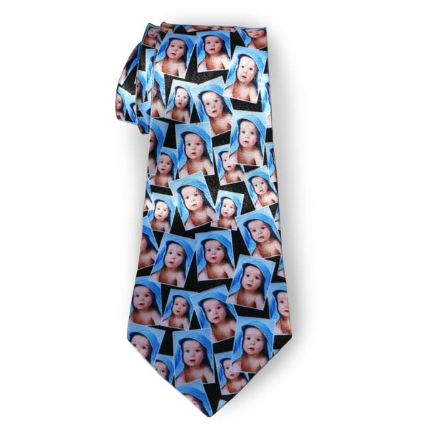 custom necktie created using your own photo