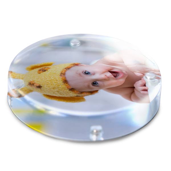 Turn your favorite photo into a gift you can enjoy every day on a custom paperweight
