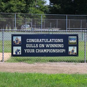 Advertise for your business or sports event with an outdoor mesh banner. Class of 2021 graduation Banner