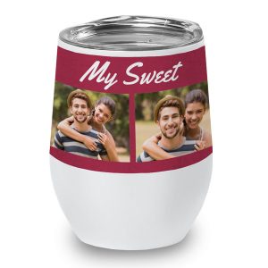 Create your own wine cup with photos and custom text