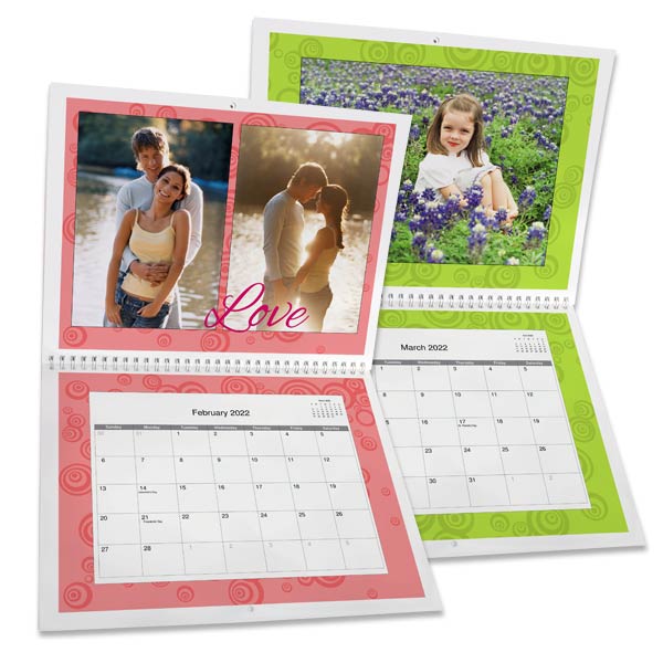 Create your own personalized 2022 calendars with photos