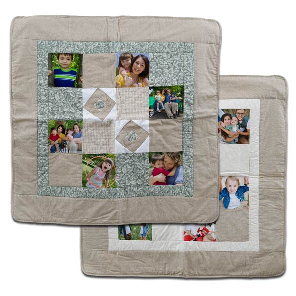 Soften a room with a photo quilt wall hanging for your home