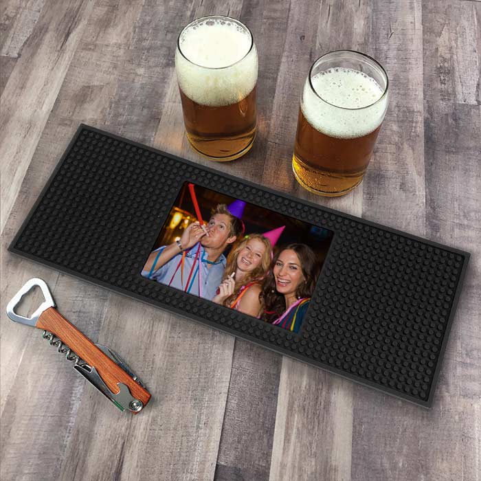 Personalize your own bar mat and protect your home counter