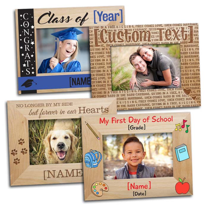 Create a custom frame, add your own text and create for any moment you want to remember